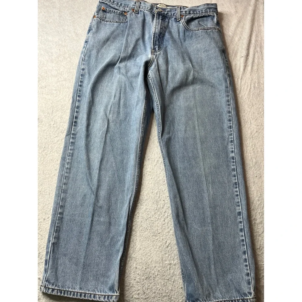 Levi Strauss‎ 550 Relaxed Fit Jeans Mens W38 L30 Light Wash Denim Pants